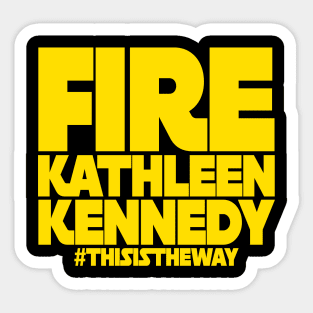 Yellow Fire KK Sticker